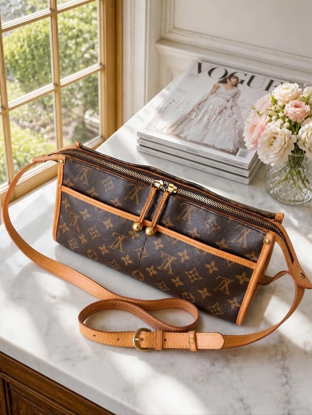 Louis Vuitton Popincourt Long Monogram Brown Crossbody Bag✨️ EUC - Picture 13 of 16